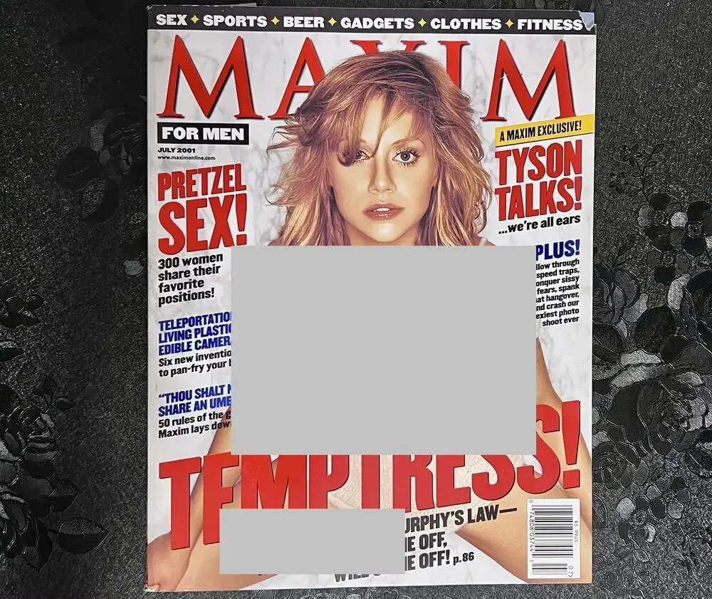 Maxim Magazine # 43 July 2001 Brittany Murphy